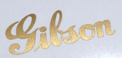 Gibson Original Gold or Silver Guitar Headstock decal,sticker X1