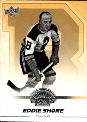 2023-24 Upper Deck Boston Bruins Centennial #65 Eddie Shore Boston Bruins - Image 1 of 2