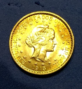 (pgasteelers1) Brazil Republic Coinage 1913A 500 Reis - Sil.- Size 22mm KM#512🌠 - Picture 1 of 4