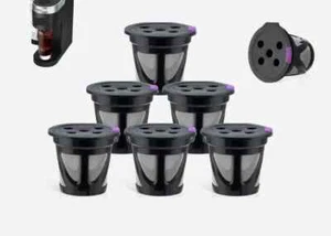 2,4,6 K-Cups Coffee Filter Pods for KEURIG K-Supreme Plus Refillable Reusable - Picture 1 of 8