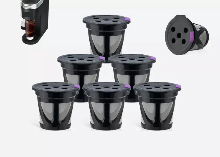 2,4,6 K-Cups Coffee Filter Pods for KEURIG K-Supreme Plus Refillable Reusable - Image 1 of 4