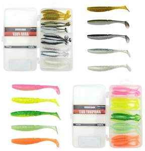 Spro Powercatcher Micro Shad Pack 5cm 7,5cm UV Flash Natural Barsch Gummifisch - Bild 1 von 9