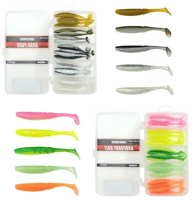 Spro Powercatcher Micro Shad Pack 5cm 7,5cm UV Flash Natural Barsch Gummifisch - Bild 1 von 4