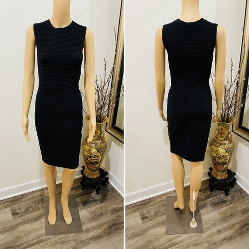 Abito bodycon Alexander Wang in jersey a costine M. orig $375