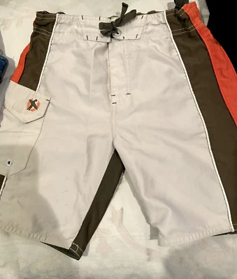 Boys board shorts Pumpkin Patch size 7 adjustable waist - image 1 of 3