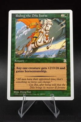 Riding the Dilu Horse: 1999 Magic the Gathering - Portal Three Kingdoms Regular - Image 1 of 2