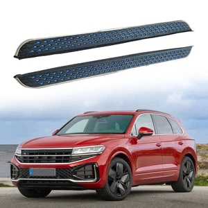 2Pcs Running Board Side Steps Pedals Nerf Bar Fits for VW Touareg 2019-2025 - Picture 1 of 24