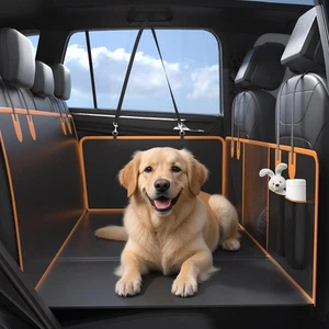 Extensor de asiento trasero para perro cubierta de asiento de coche hamaca impermeable fondo duro - Nuevo en caja - Imagen 1 de 6