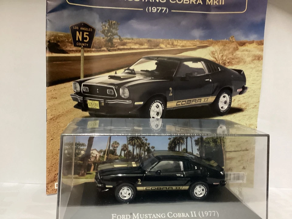 FORD MUSTANG COBRA MKII 1977 In metallo 1/43 american cars, Nuova In Teca - Immagine 1 di 4