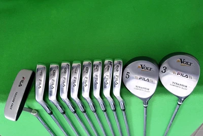 Fila Volt 3, 5 maderas, gran tamaño 3-PW + Putter rígido flexible ejes de acero de precisión diestro Foto 1 de 4