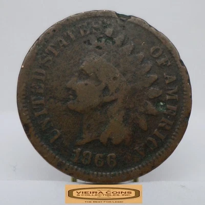 1866 Indian Head One Cent - #C53559NQ - Image 1 of 2