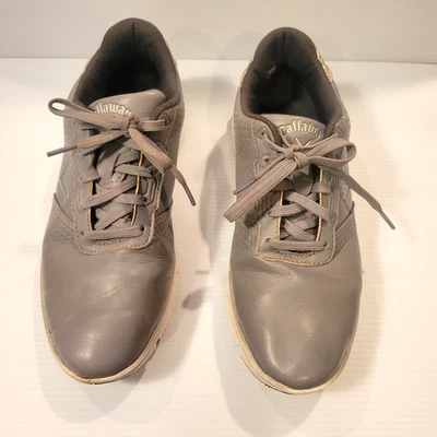 Men’s Callaway Balboa TRX Light Gray Size 10 Soft Spike Golf Shoes Cleats - Image 1 of 4