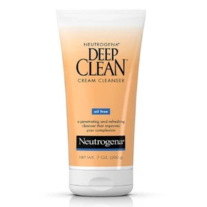 Neutrogena Deep Clean Cream Cleanser Penetrating & Refreshing Skin Oil Free 7oz - Picture 1 of 6