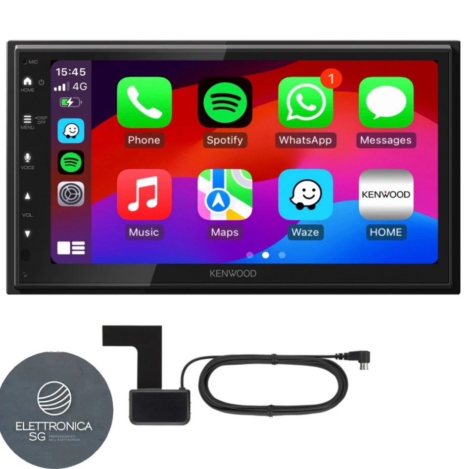 Kenwood Electronics DMX6523DAB - 2-DIN Autoradio mit DAB / Apple CarPlay Andro
