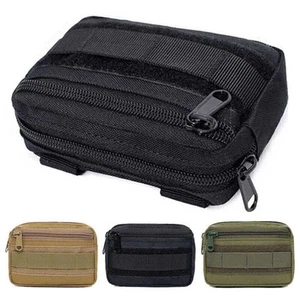 Military Tactical Bag Molle Outdoor Belt Pouch Phone Pocket Utility Waist Pack - Picture 1 of 15