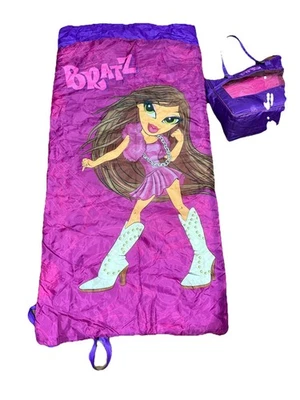 Saco de dormir y bolsa de transporte vintage Bratz Dolls Sasha fiesta de pijamas regalo Foto 1 de 3