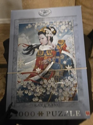 Quebra-cabeça completo Jumbo Silver Collection Karl Bang Winter's Majesty 1000 peças - Imagem 1 de 3