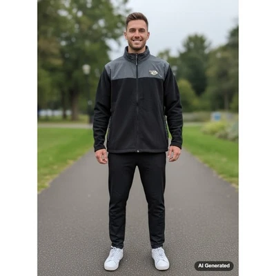 Men's Nashville Predators NHL Fleece Full Zip Jacket Large Black Gray - Image 1 of 4