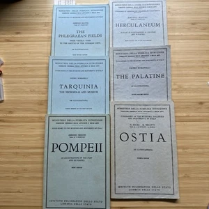 Vintage Reiseführer Pompeji Herculaneum Phlegraen Pfalz Tarquinia Ostia 60er - Bild 1 von 23
