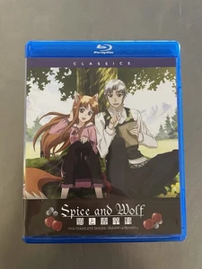 Spice and Wolf The Complete Series Blu-Ray English Dub/Sub Anime Clean VG - Imagen 1 de 9