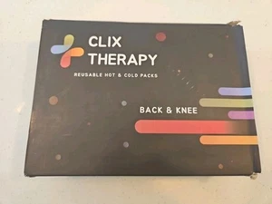 Clix Therapy Back & Knee Reusable Hot & Cold Packs Red Brand New - Picture 1 of 4