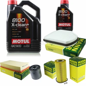 MANN-FILTER Inspektionspaket Motul 6L 5W-30 für Mercedes-Benz E-Klasse - Bild 1 von 12