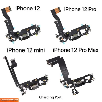 QUANTUM DIRECT iPhone 12 / 12 Pro / 12 Pro Max / 12 Mini Charging Port Mic Cable Replacement