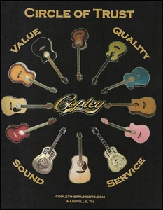 2008 Copley acoustic & resonator guitars advertisement 8 x 11 guitar ad print - Picture 1 of 3