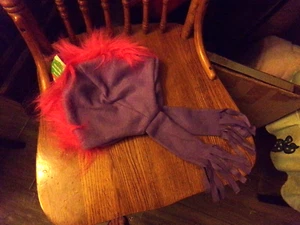 winter Kids purple and pink HAT SMALL 002 - Picture 1 of 3
