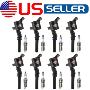 8Pack Ignition Coil+Spark Plug For LincoLn Town Car Grand Marquis 4.6L 1998-2011 - Picture 1 of 10