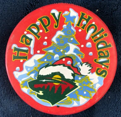 Minnesota Wild Happy Holiday 2002 recuerdo disco de hockey vacaciones serie 1 de 500 Foto 1 de 2