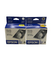 Epson Canada Ink Cartridge T040120 Black Cartridge Two Pieces New w Box