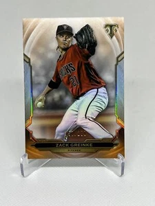 2019 Topps Triple Threads #54 Zack Greinke Amber #/199 - Picture 1 of 2