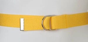 D-Ring Children's Adjustable Canvas Web Belt | Boys Girls School Uniform Belt - Picture 1 of 30