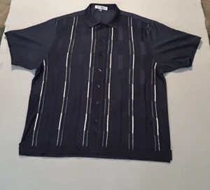 Michael Irvin 88 Herren Hemd Erwachsene 4XL schwarz Viskose Seide Kragen Freizeit Golf Polo - Bild 1 von 10