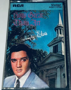 Elvis Presley How Great Thou Art Gospel Music Album Cassette 1P07 - Picture 1 of 5