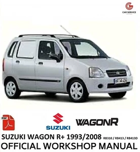 SUZUKI WAGON R - 1993/2008 WORKSHOP MANUAL REPAIR SERVICE WIRING DIAGRAMS - ENG - Picture 1 of 5