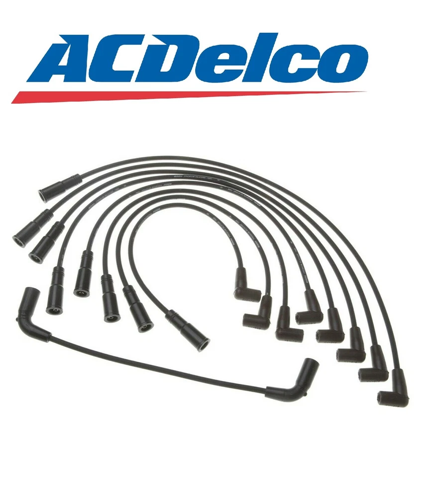 9718Q AC Delco Spark Plug Wires Set of 8 New for Chevy Suburban Express Van — 第 1/1 张图片