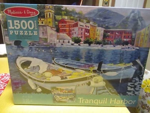 Melissa & Doug Tranquil Harbor Puzzle 1500 Pc Sealed Box - Picture 1 of 4