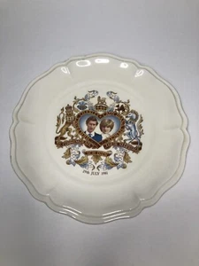 Vinatge Lady Diana & Prince Charles Marriage Commemoration 9” Plate - 1982 - Bild 1 von 7