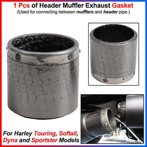 For Harley Touring/Softail/Dyna/Sportster 1 Pcs of Header Muffler Exhaust Gasket - Bild 1 von 13