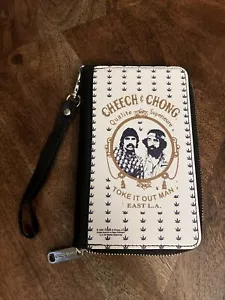Cheech and Chong Ziparound Wallet Zig Zag Card Case NEW with Tags SHIPS FREE - Picture 1 of 4