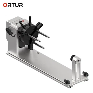 Ortur Rotary Axis Attachment w/3-Jaw Chuck f Cylindrical Laser Engraving Machine - Picture 1 of 12