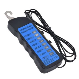 Electric Fence Voltage Tester 8 Indicator Lights 2000-12000V Current Testing AS - Picture 1 of 12