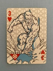 Marvel Xavier Institute for Higher Learning Card Iceman Three (3) of Hearts - Picture 1 of 2