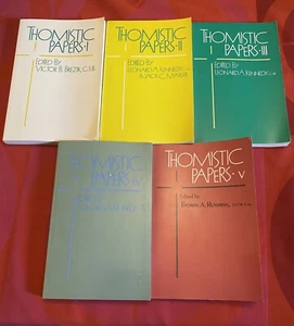 Thomistic Papers Volumes I-5 Brezik Kennedy Russman Paperback VG - Picture 1 of 7