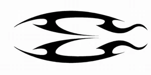 GAS TANK #GT20  DECAL MOTORCYCLE SCOOTER   VINYL GRAPHIC GOLF CART TRAILER AUTO - Picture 1 of 2