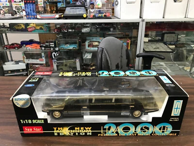 Sun Star 2000 LIMOUSINE Lincoln 1:18 Scale Diecast The New Millenium Ed - Image 1 of 4