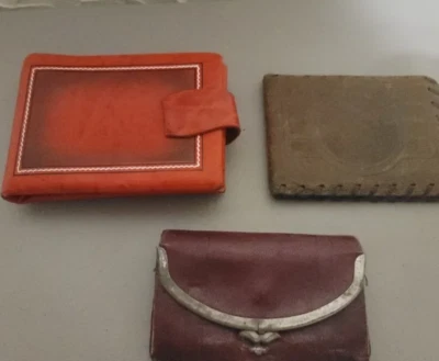 Vintage Antique Early 1900s Wallets Lot Princess Gardner, Genuine Leather - Image 1 of 4