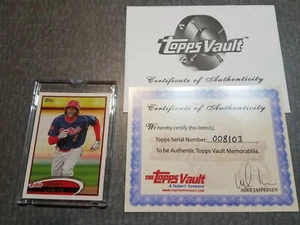 2012 Topps Pro Debut Jiwan James Reading Phillies 1/1 Topps Vault Blank Back - Picture 1 of 2